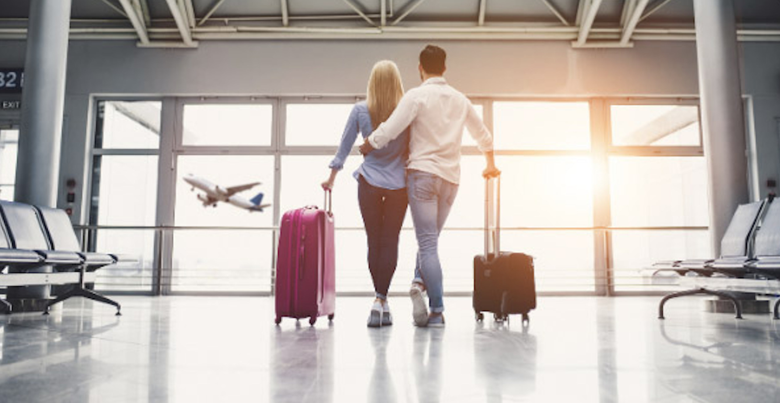 couple at the airport