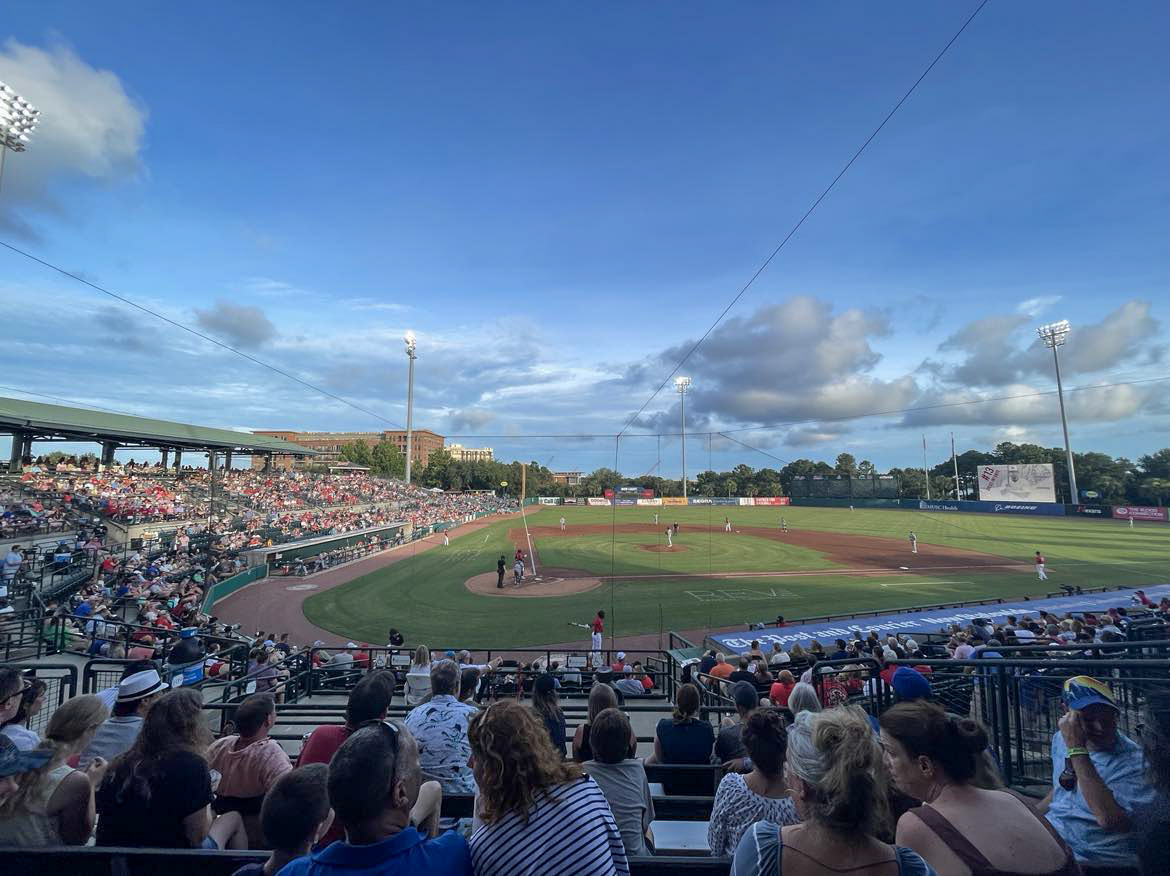 Charleston RiverDogs baseball game at Joseph P. Riley Jr. Park