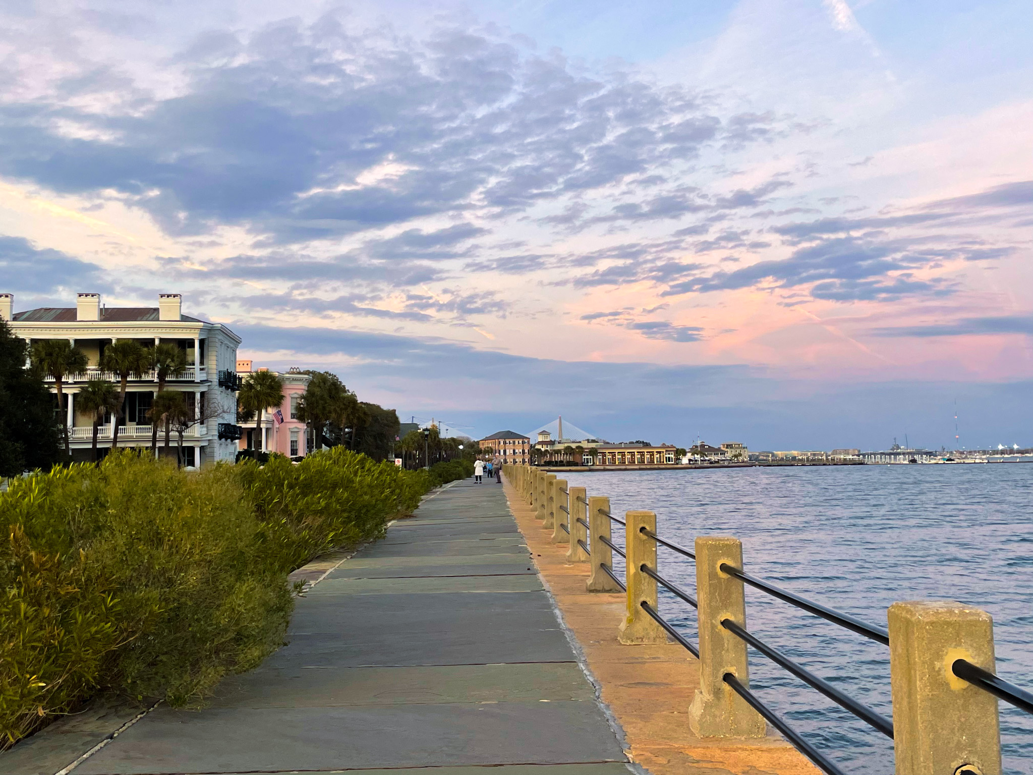The Battery on the Charleston Harbor