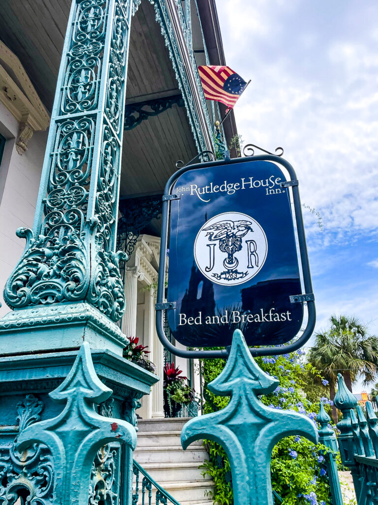 john rutledge house inn sign
