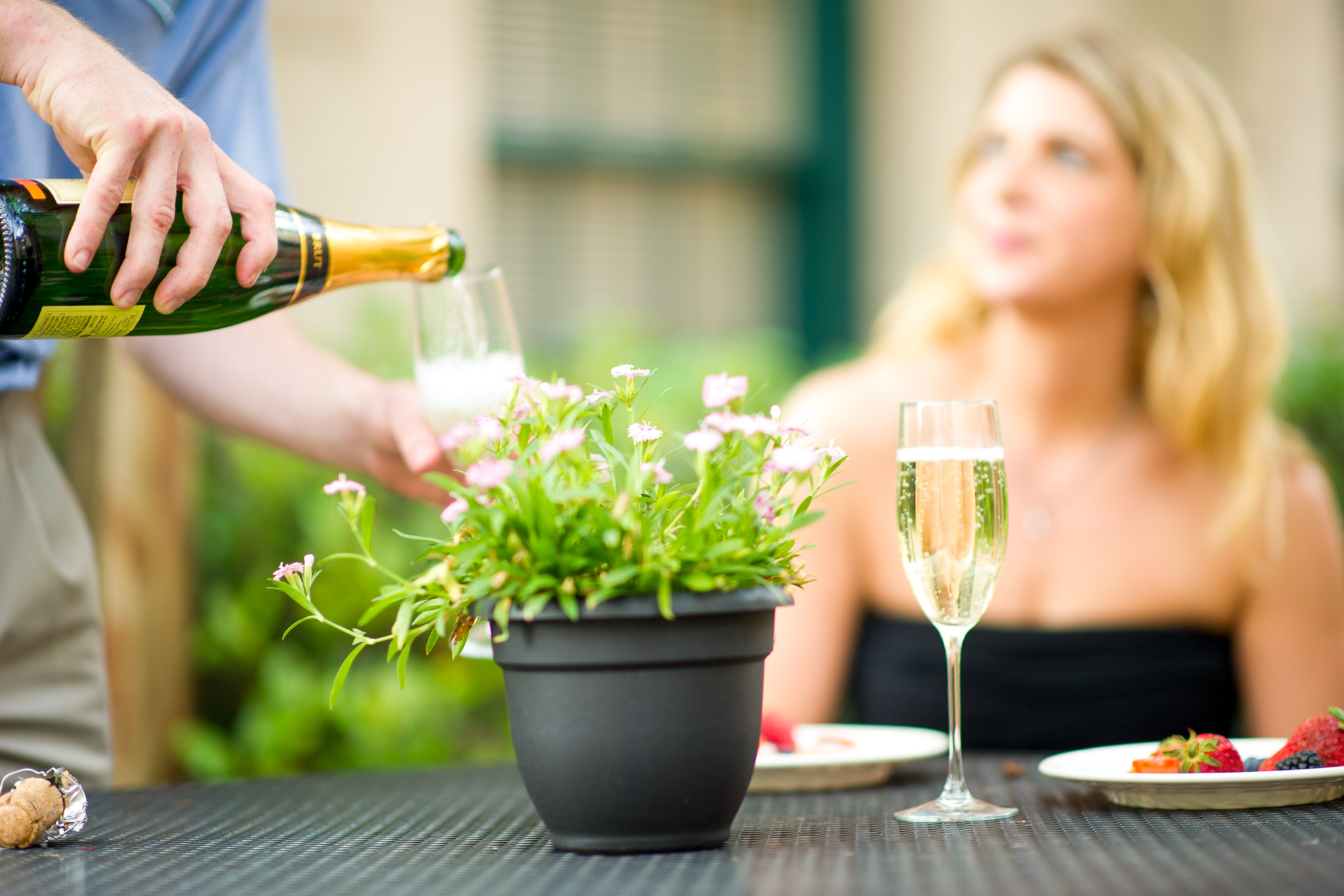 Champagne at John Rutledge House Inn