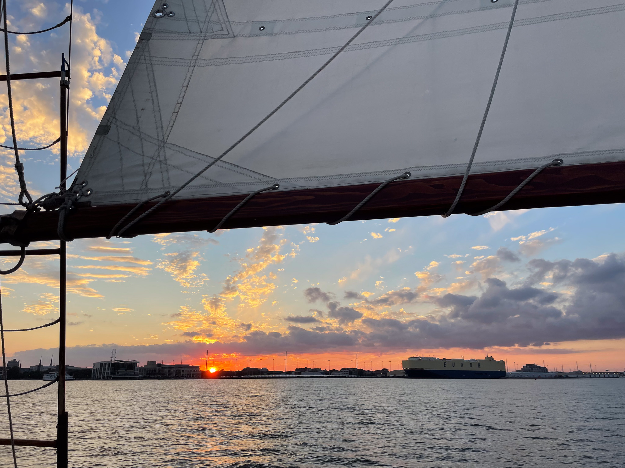 Schooner Pride sunset sail with Charleston Harbor Tours