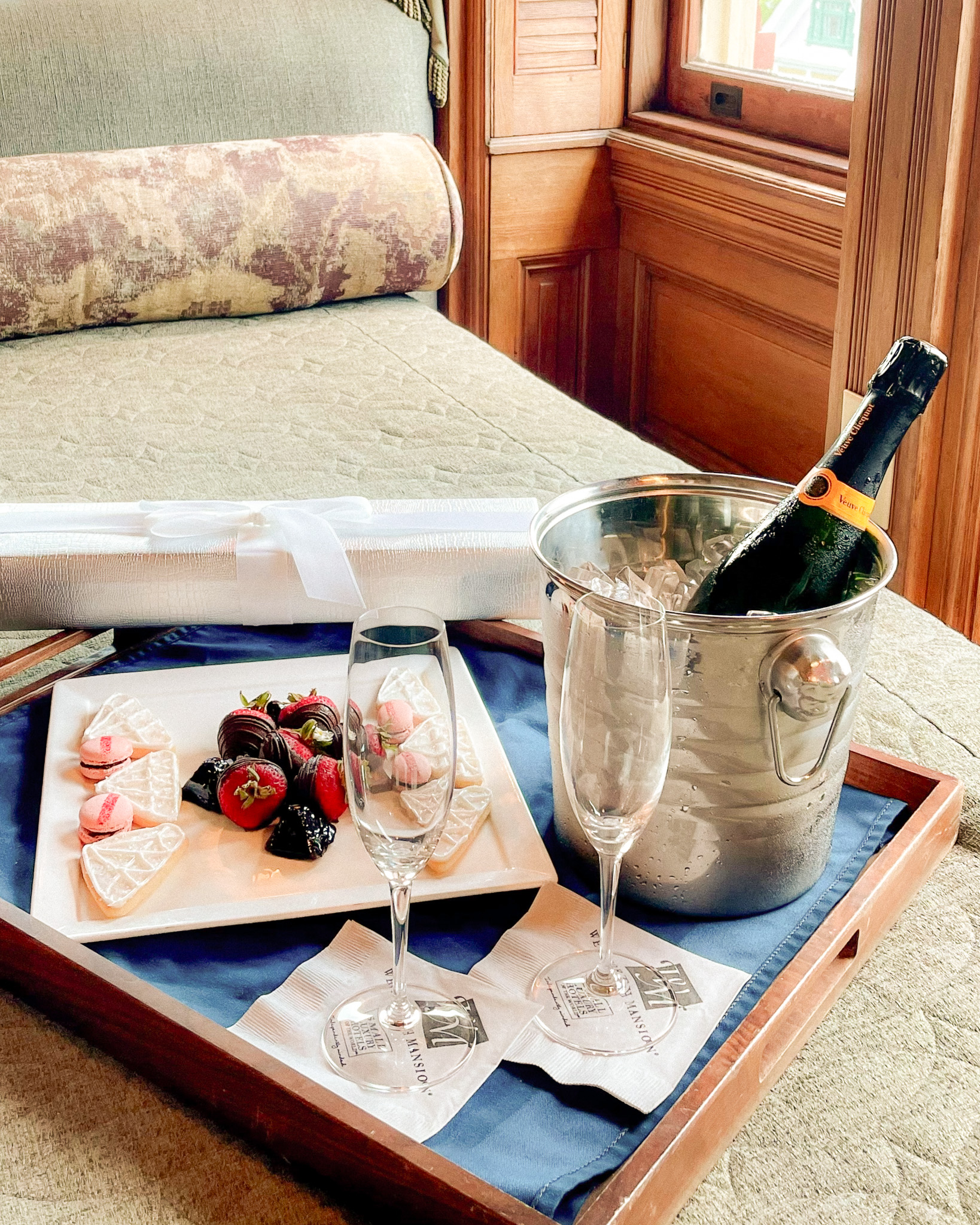 Enhance your stay with chilled Champagne